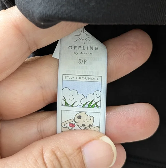 EUC Offline By Aerie The Hugger Long Sleeve Open Back Tee Shirt - Picture 6 of 7